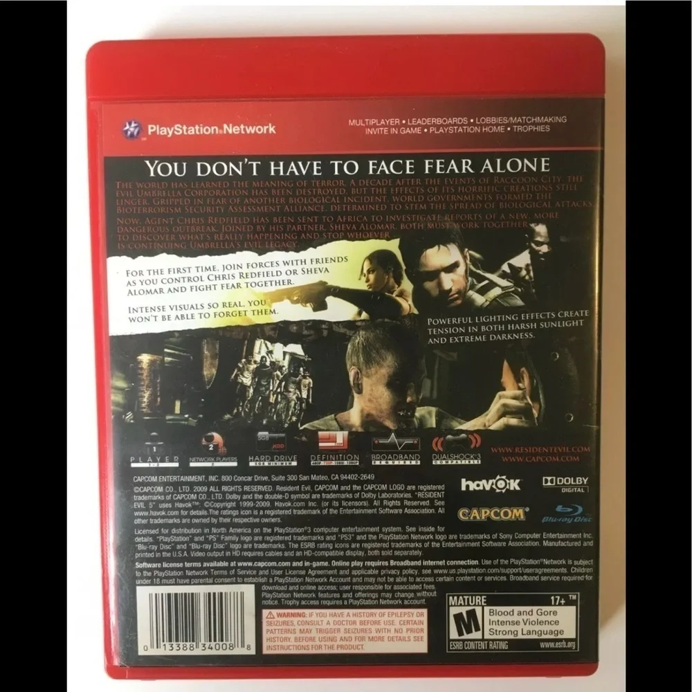 Resident evil 5 PS3